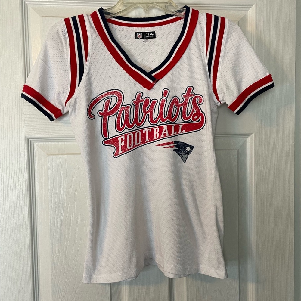 NFL Team Apparel White and Red Jersey